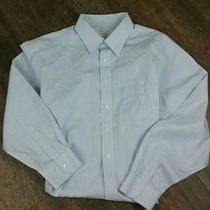 ROUNDTREE & YORKE Men's Fitted Shirt.Size 17/35